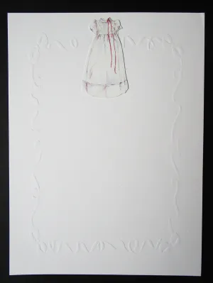 Christening Gown Invite (Clearance)