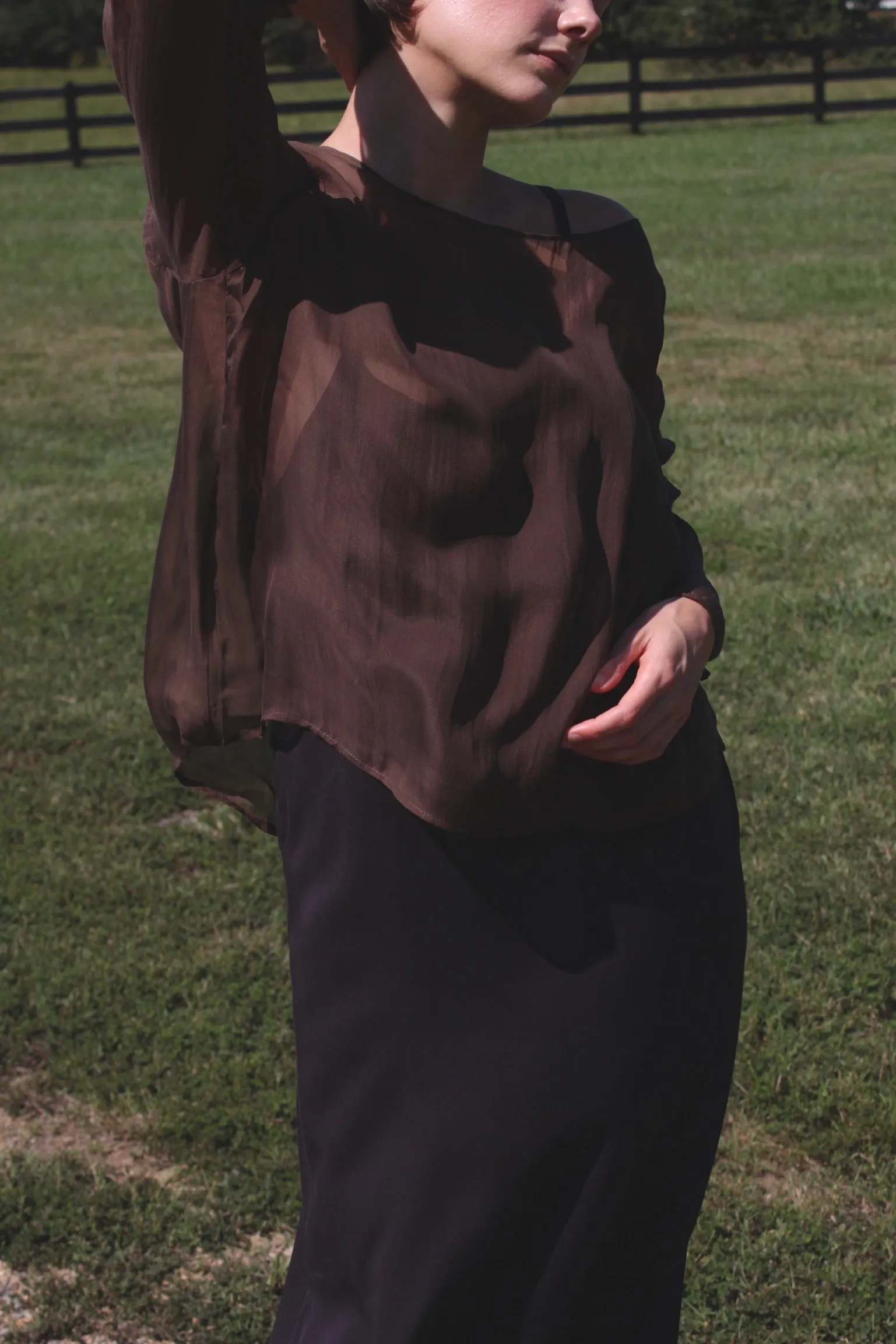 Esme Sheer Silk Blouse