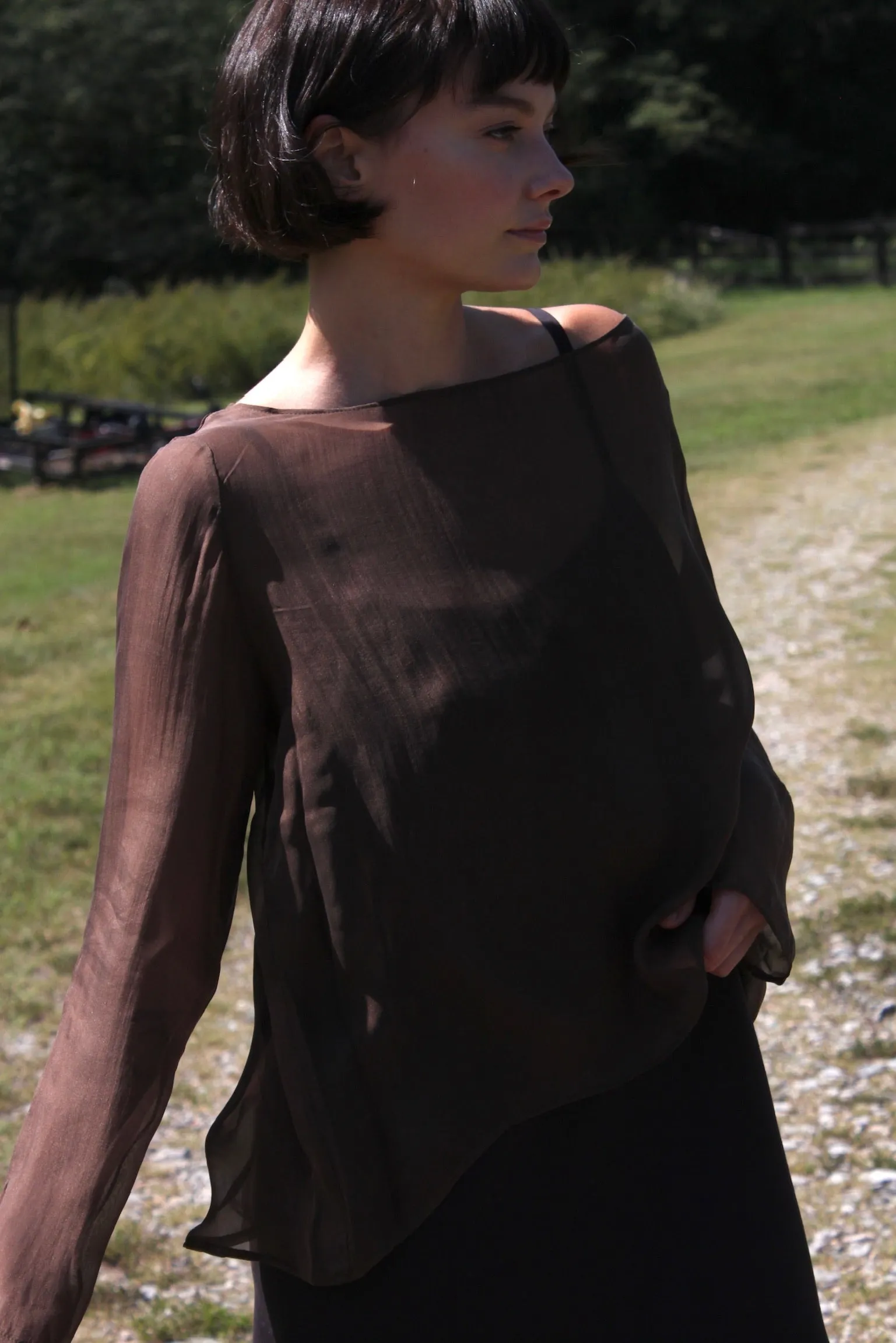 Esme Sheer Silk Blouse