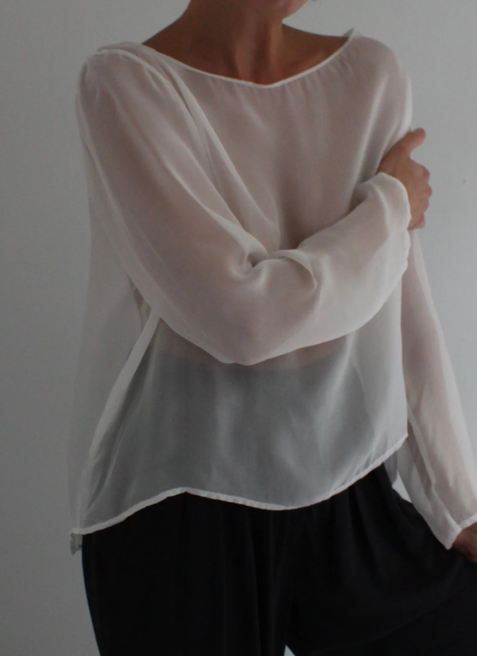 Esme Sheer Silk Blouse
