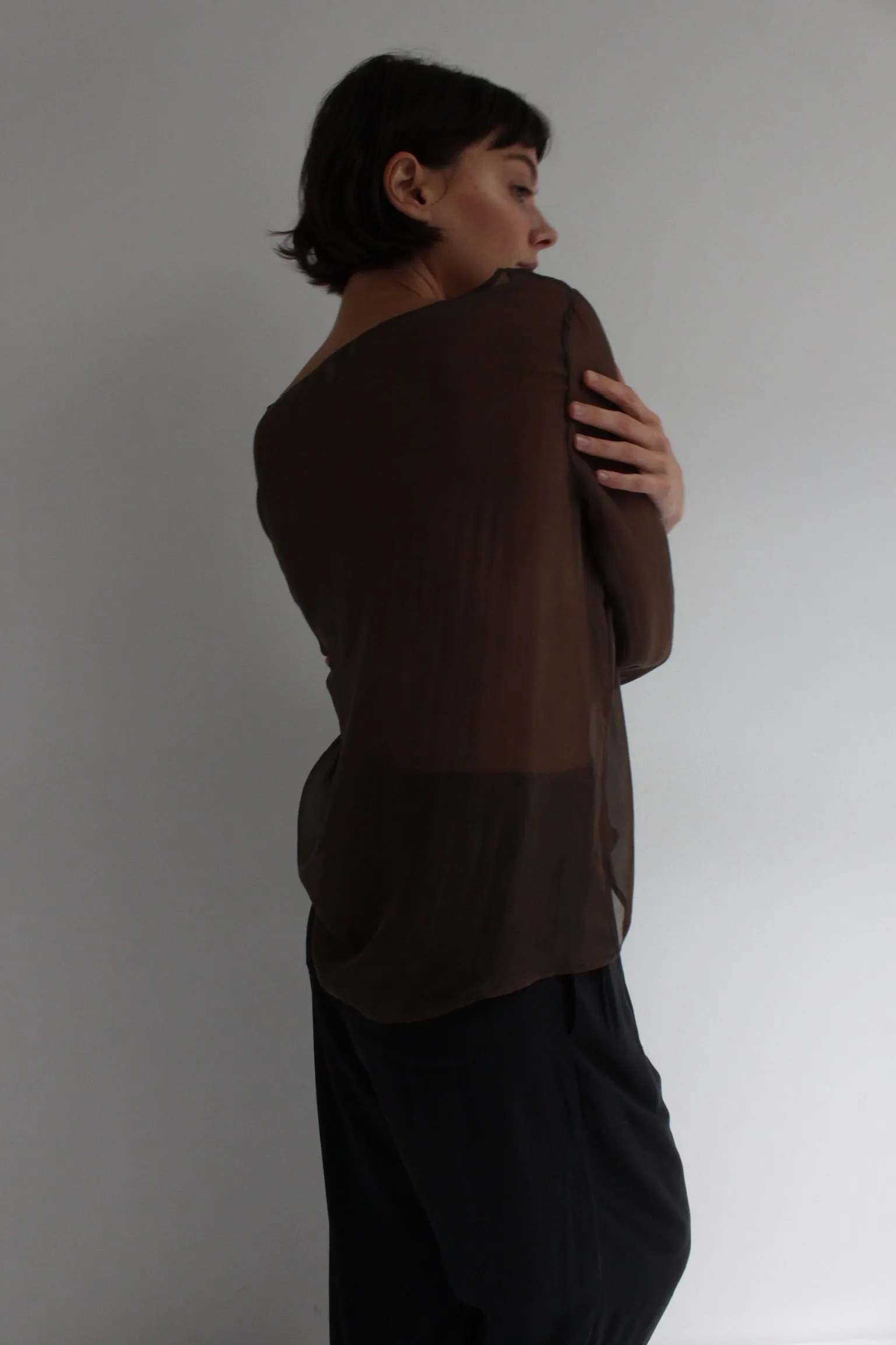 Esme Sheer Silk Blouse