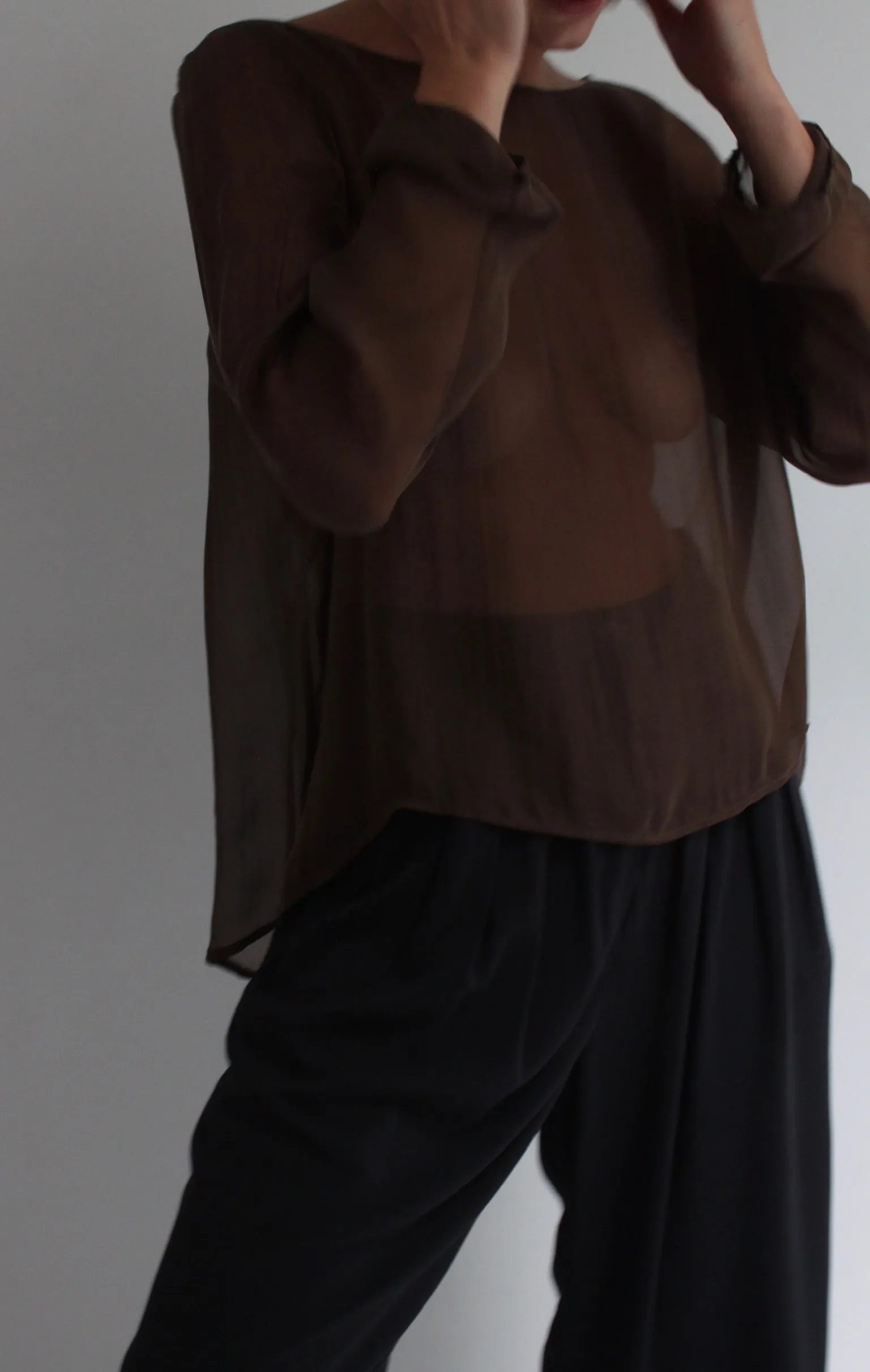 Esme Sheer Silk Blouse