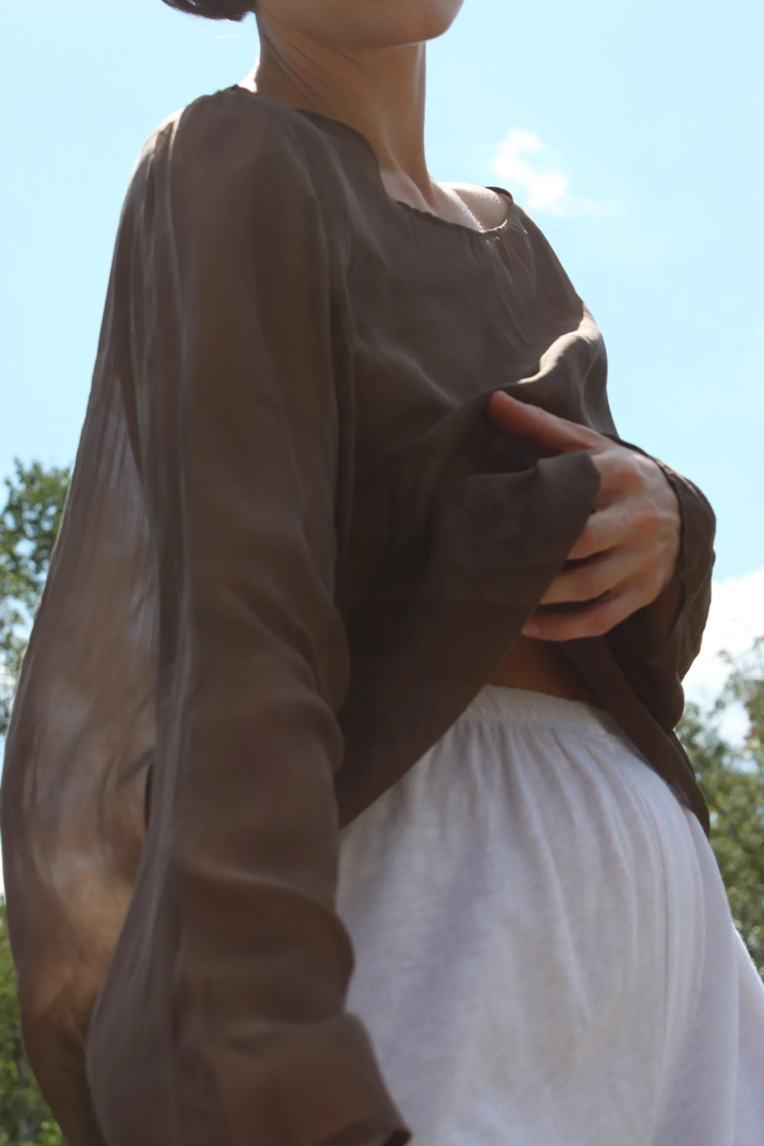 Esme Sheer Silk Blouse