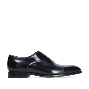 Franceschetti "Leopardus" Men's Shoes Calf-Skin Leather Hand-Painted Art Sole Cap-Toe Oxfords (FCCT1065)