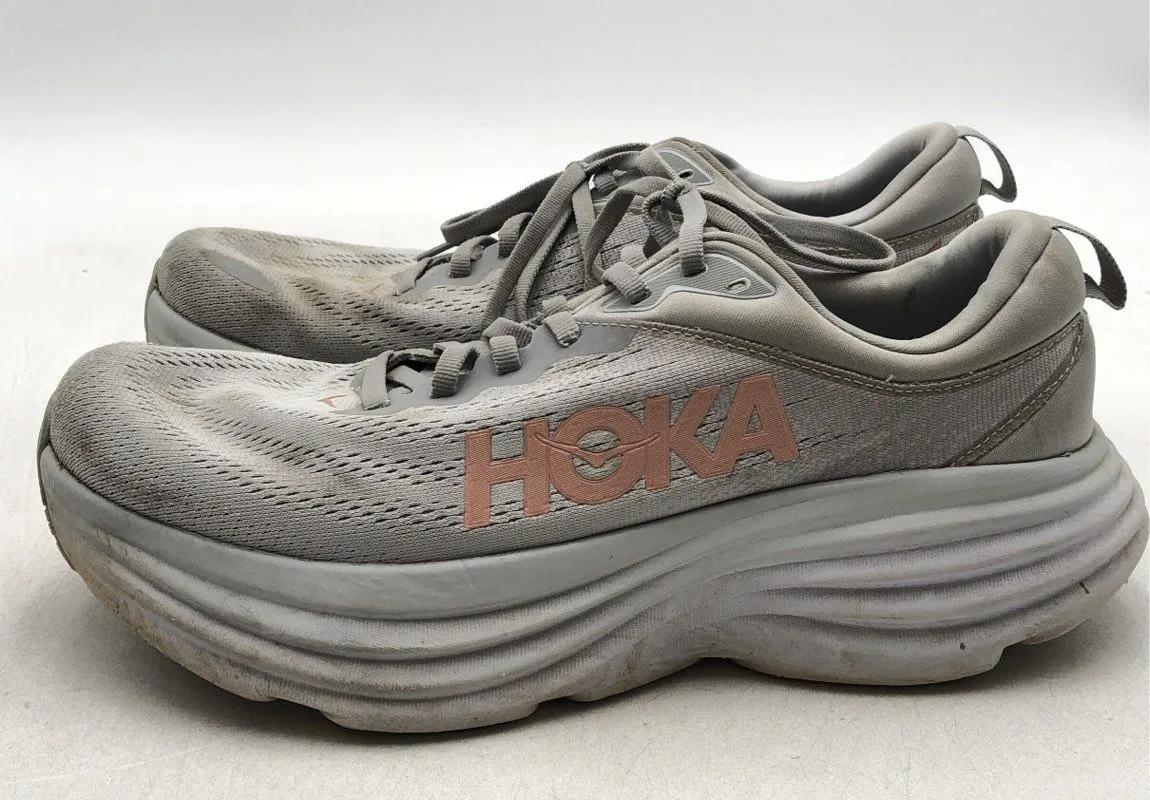 Hoka One One Women's Bondi 8 1127952 HMLR Gray Athletic Shoes - Size 10B
