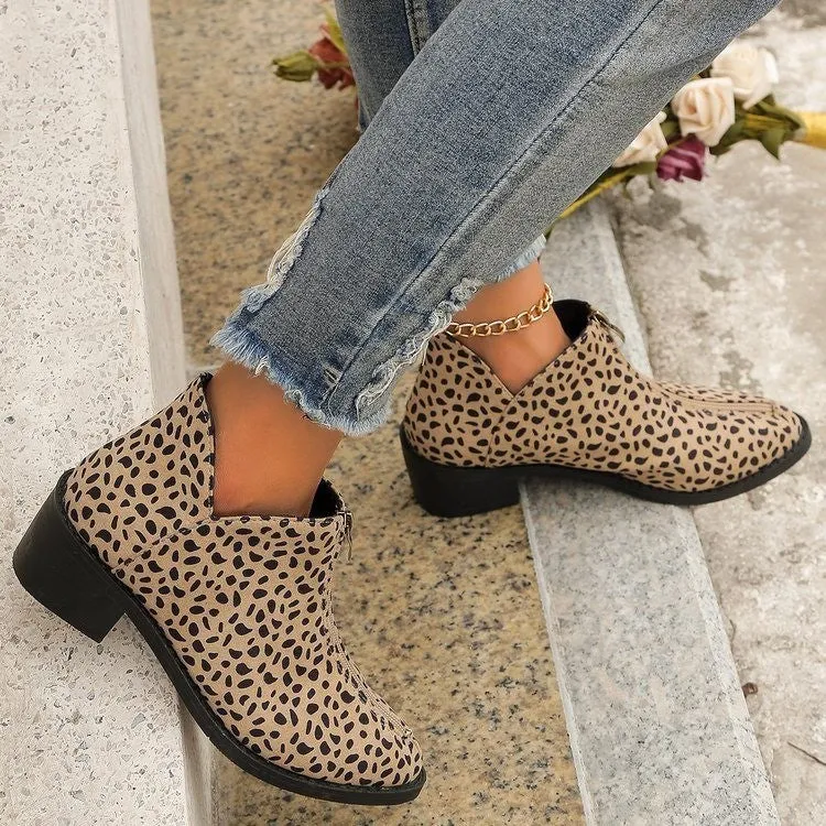 Low-cut Fashion All-matching Women's Boots