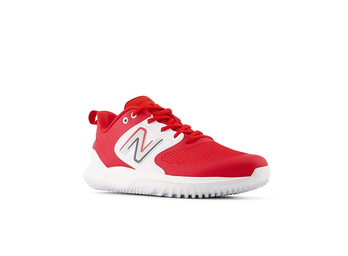 New Balance Men's Fresh Foam 3000 V6 Turf Baseball Shoes - Red with White - T3000TR6