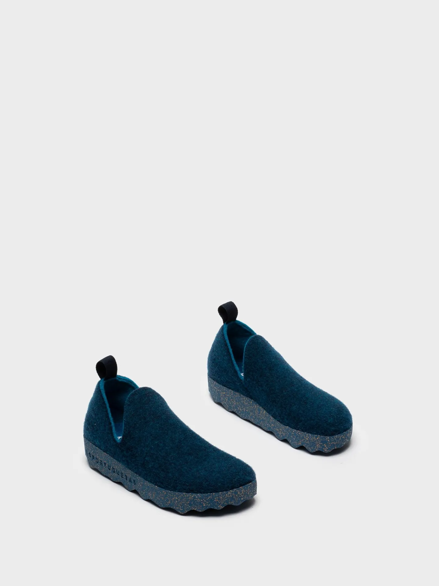 Round Toe Shoes CITY BLUE