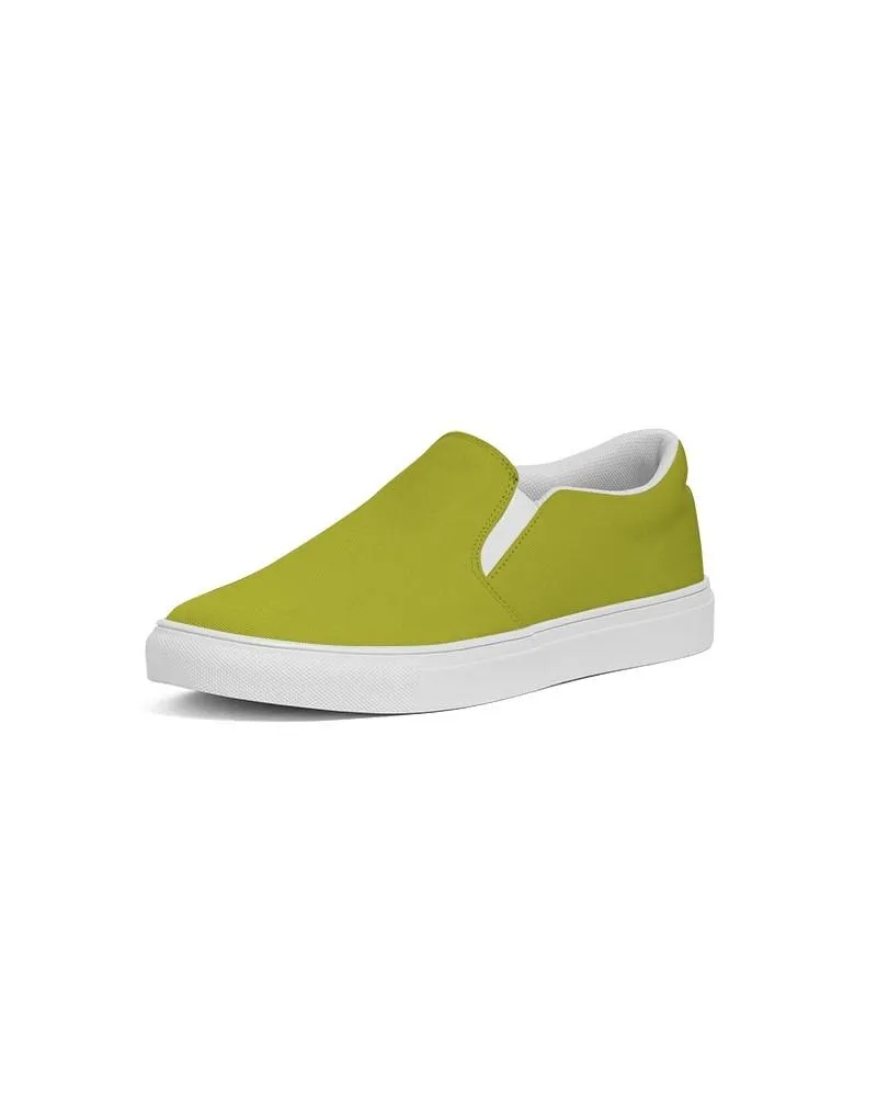 Shaded Yellow Slip-On Canvas Sneakers | Men's | C12M0Y100K30